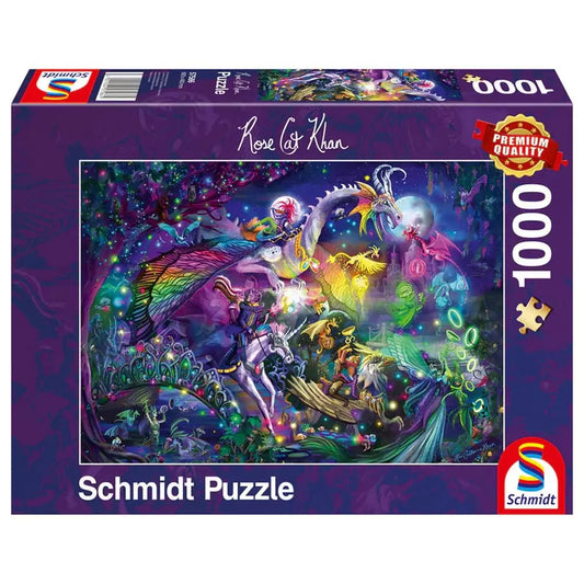 Puzzle Schmidt: Rose Cat Khan - Circul noptii de vara, 1000 piese