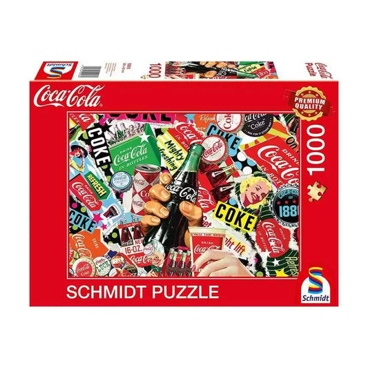 Puzzle Schmidt: Coca Cola: Coke It Is, 1000 piese