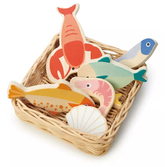 Cos cu fructe de mare - Seafood basket - 7 piese - TL8289