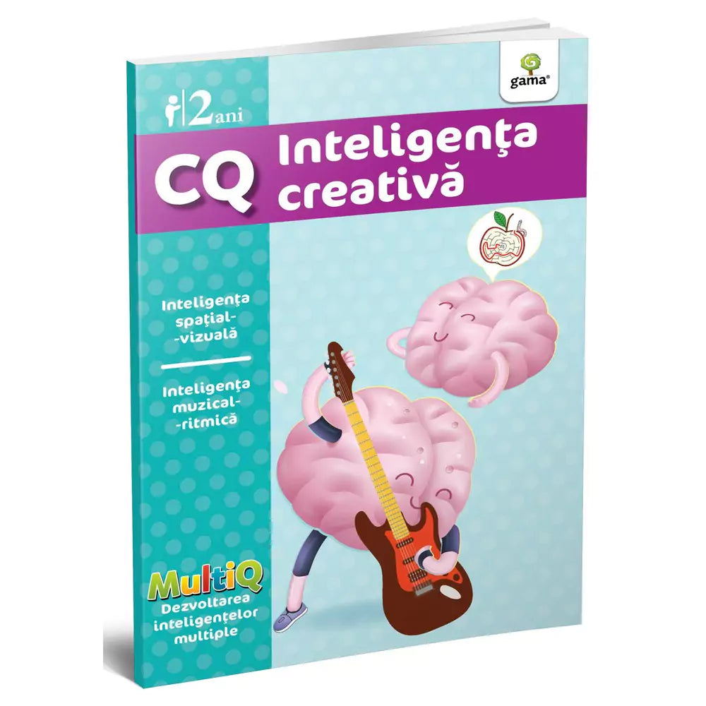 CQ 2 ani- carte cu exerciții pentru dezvoltarea inteligenței creative coperta