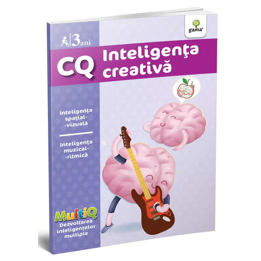 CQ 3 ani- carte cu exerciții pentru dezvoltarea inteligenței creative