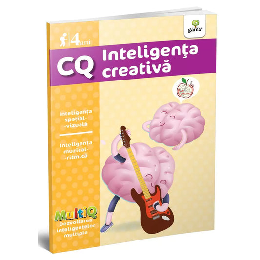 CQ 4 ani- carte cu exerciții pentru dezvoltarea inteligenței creative coperta