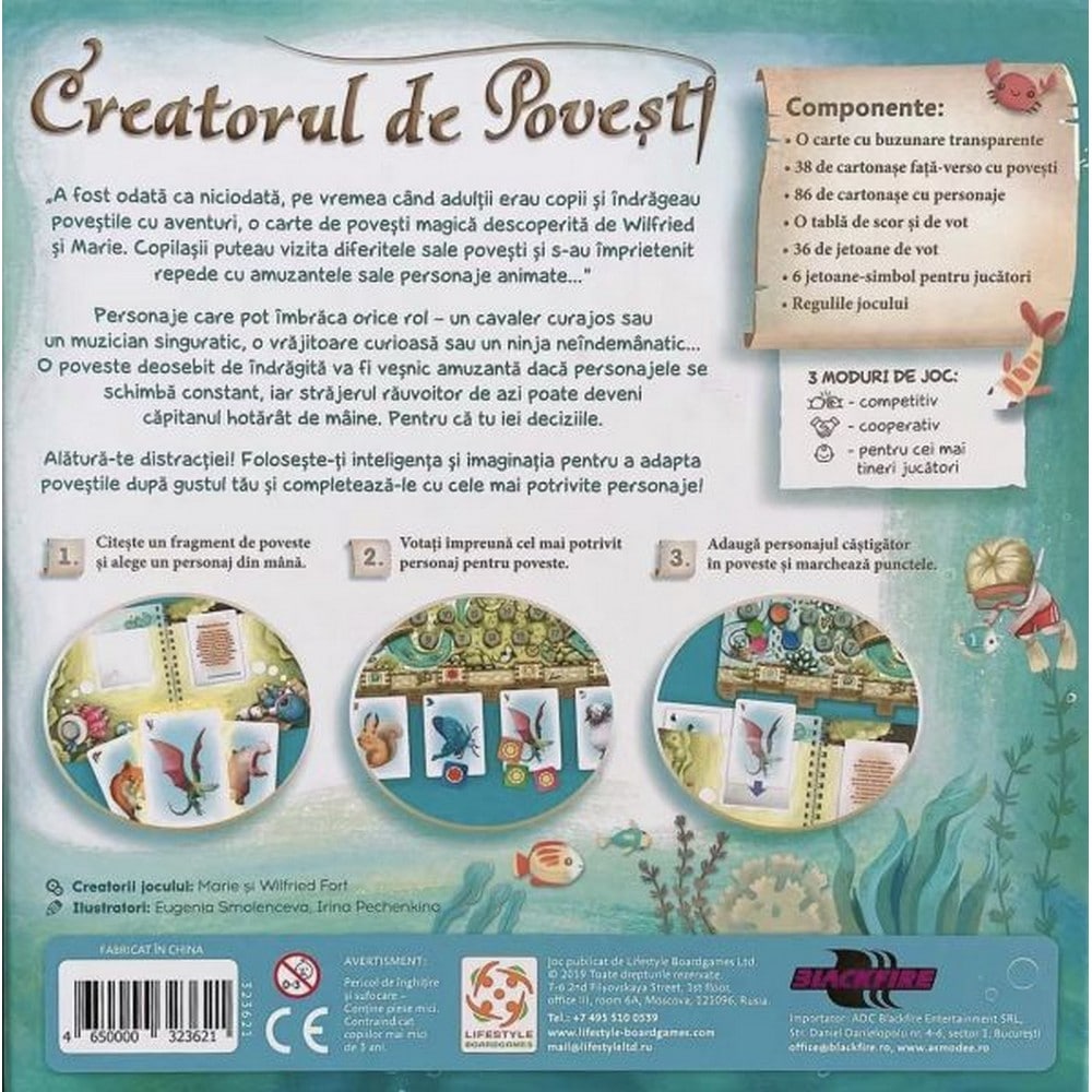 Creatorul de Povesti joc de societate în limba română