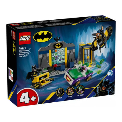 LEGO DC Super Heroes Batcave™ cu Batman™, Batgirl™ și Joker™ 76272 cutia