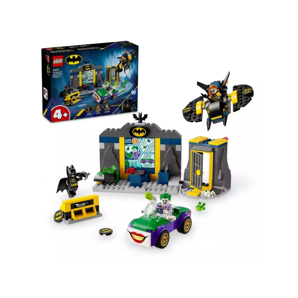 LEGO DC Super Heroes Batcave™ cu Batman™, Batgirl™ și Joker™ 76272