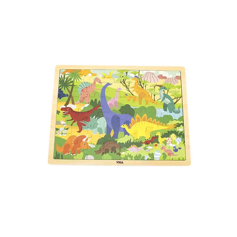 Puzzle Lumea dinozaurilor, 48 de piese, Viga