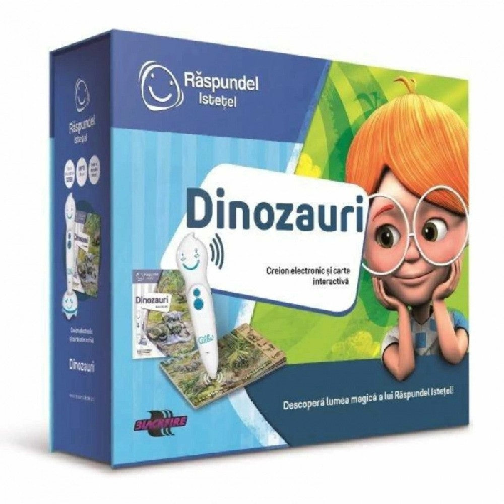 Răspundel Istețel, Pachet Carte și Creion, Dinozauri