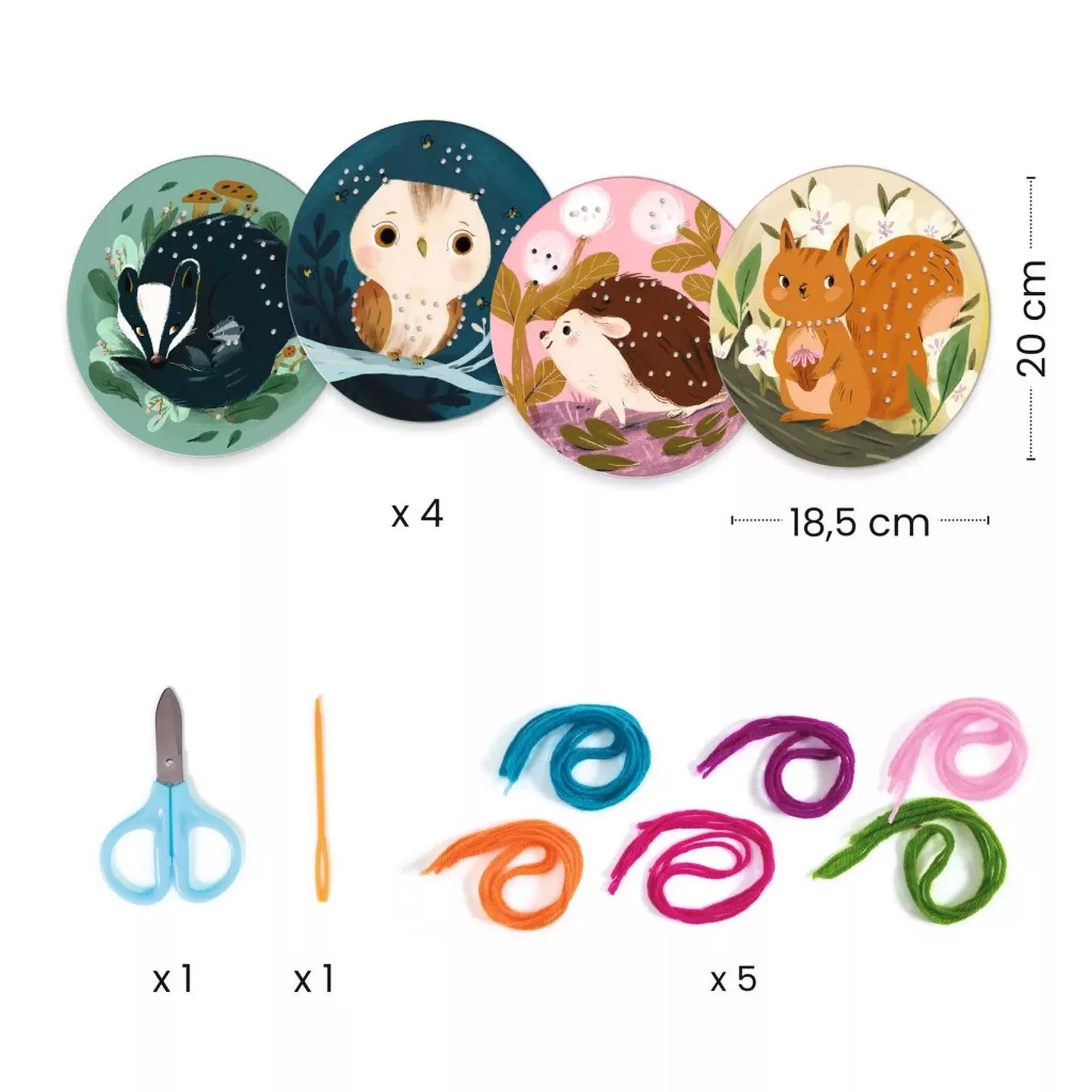 Djeco, Cusături animaliere, Introducere in broderie