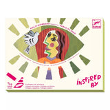 Djeco Atelier creativ Cap pătrat Inspired by Picasso, DJ09386