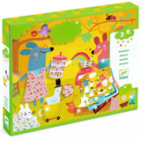 Djeco: Atelier creativ Colaj cu spumă autoadezivă