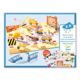 Djeco, Poveste de călătorie! Set de autocolante