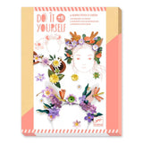 Djeco Accesorii de păr înflorate, set creativ