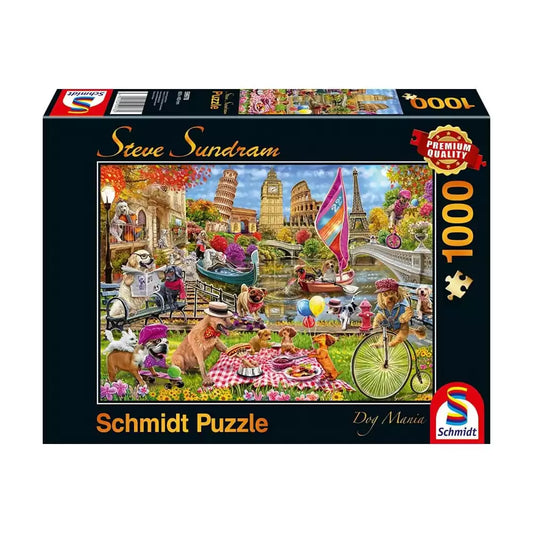 Puzzle Schmidt: Dog Crazy, 1000 piese