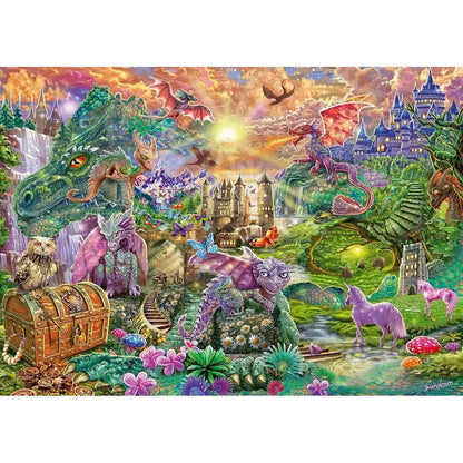Puzzle Schmidt: Enchanted Dragon Land, 1000 piese