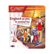 Răspundel Istețel Set Engleză și joc, în același loc (creion+carte) carte în limba română