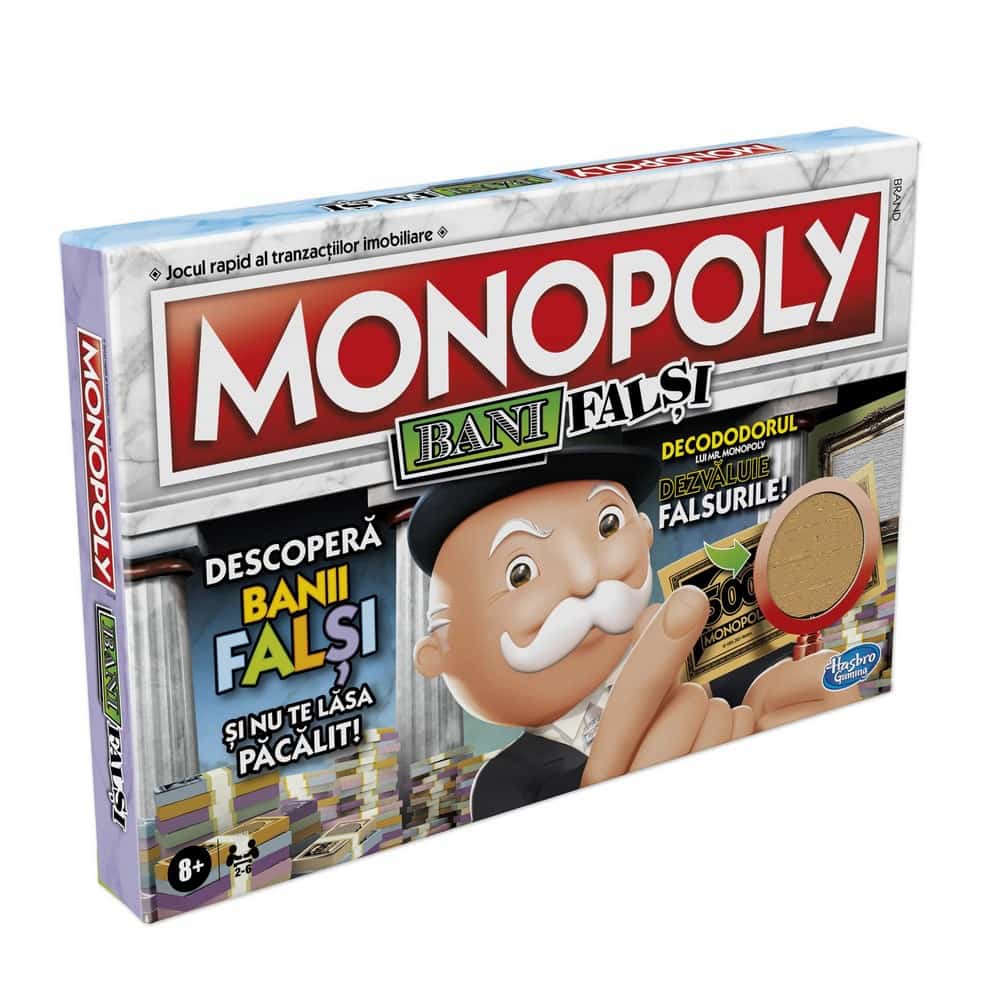 Monopoly Bani Falsi joc de societate în limba română