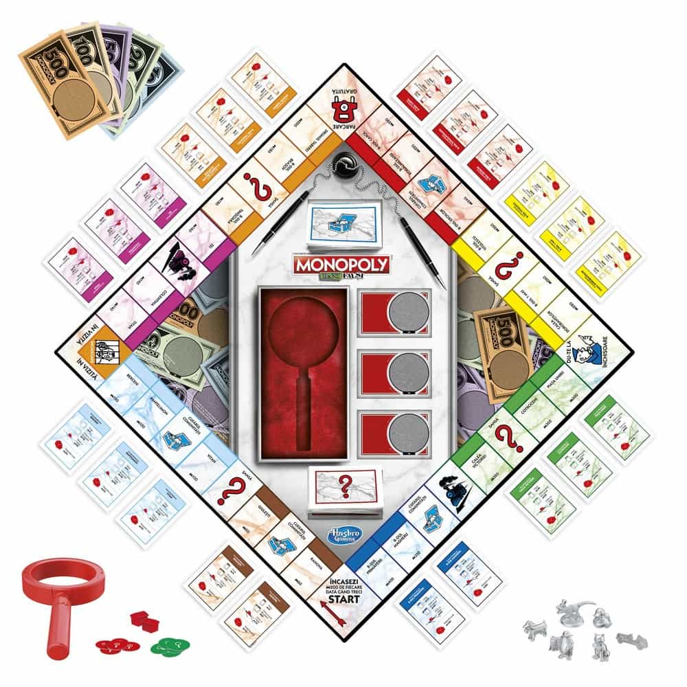 Monopoly Bani Falsi joc de societate în limba română