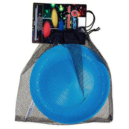 Farfurie de jonglat Acrobat pro - albastru + bețe