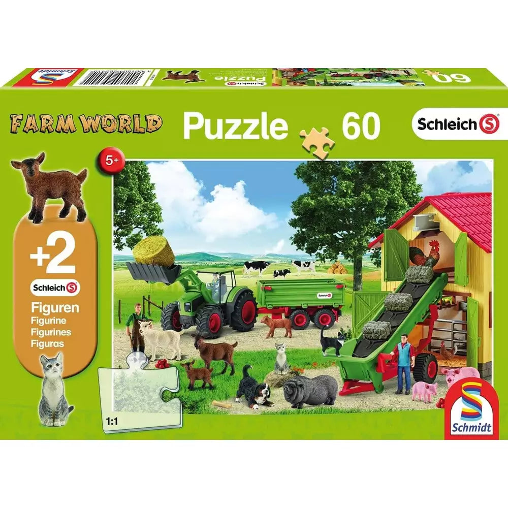 Puzzle Schmidt: Farm World, 60 piese