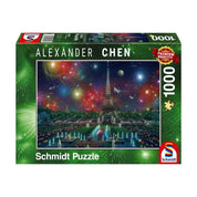 Puzzle Schmidt: Fireworks at the Eiffel Tower, 1000 darab