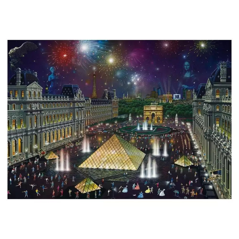 Puzzle Schmidt: Fireworks at the Louvre, 1000 darab