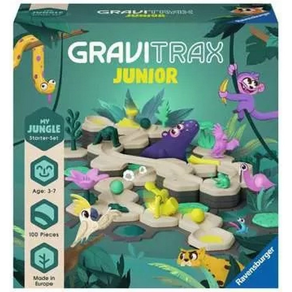 Gravitrax Junior My Jungle - Set de construcție pistă cu bile