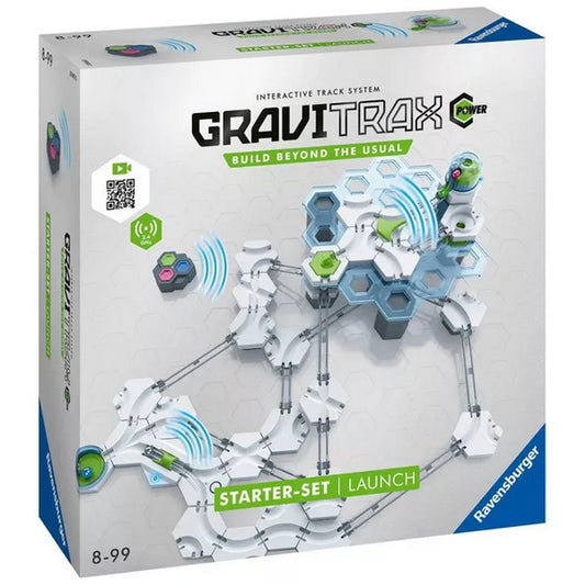 Joc de constructie Gravitrax Power - Starter Set Launch, set de baza Lansator electric, automat