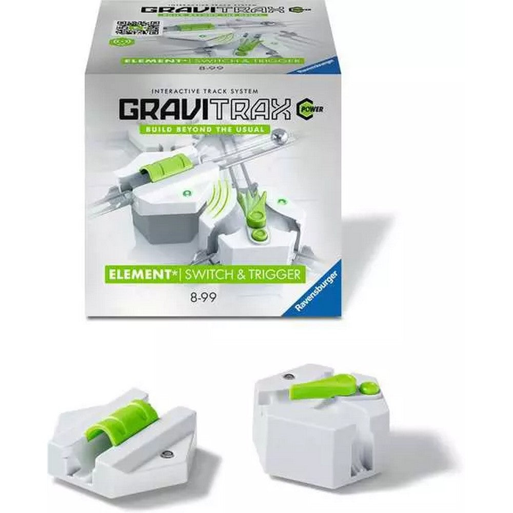 Gravitrax Power - Switch&Trigger, Comutator si declansator electric, set de accesorii automat