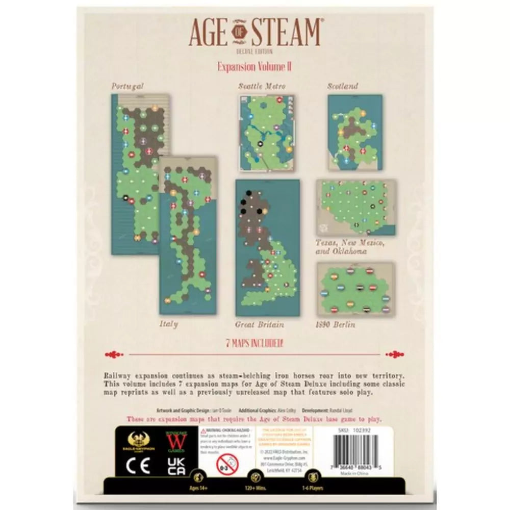 Age of Steam - Deluxe kiadás - II. extensie în limba maghiară