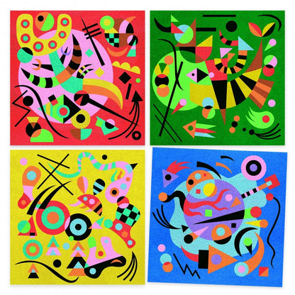 Djeco Colecția Inspired by - Artă Abstractă inspirat de Vassily Kandinsky - creatii realizabile