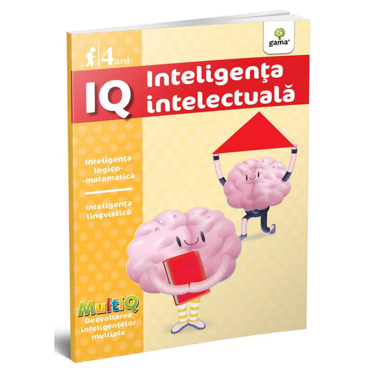 IQ 4 ani- carte cu exerciții pentru dezvoltarea inteligenței intelectuale coperta