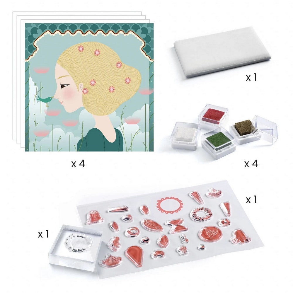 Djeco - Modele și decorațiuni - Set de ștampile DJ08967