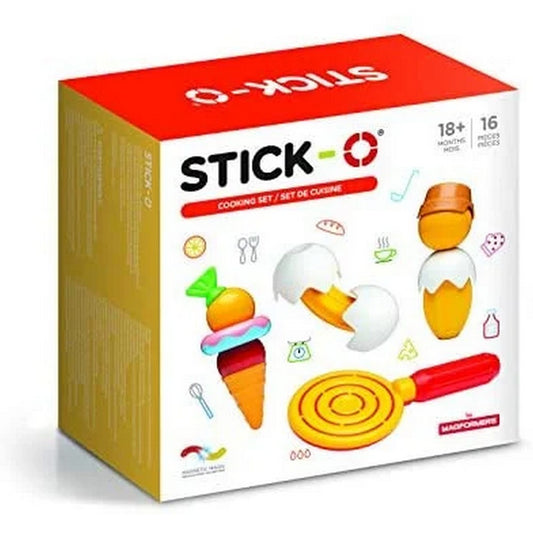 Magformers-Stick-O,joc magnetic ,16 piese prefata cutie