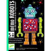 Memo Robots - Djeco kártyajáték - csomagolas elolapja