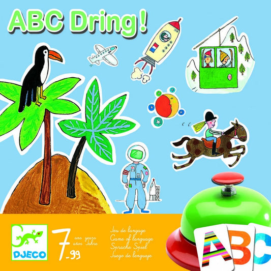 Djeco ABC dring - Joc de societate abecedar fata cutie