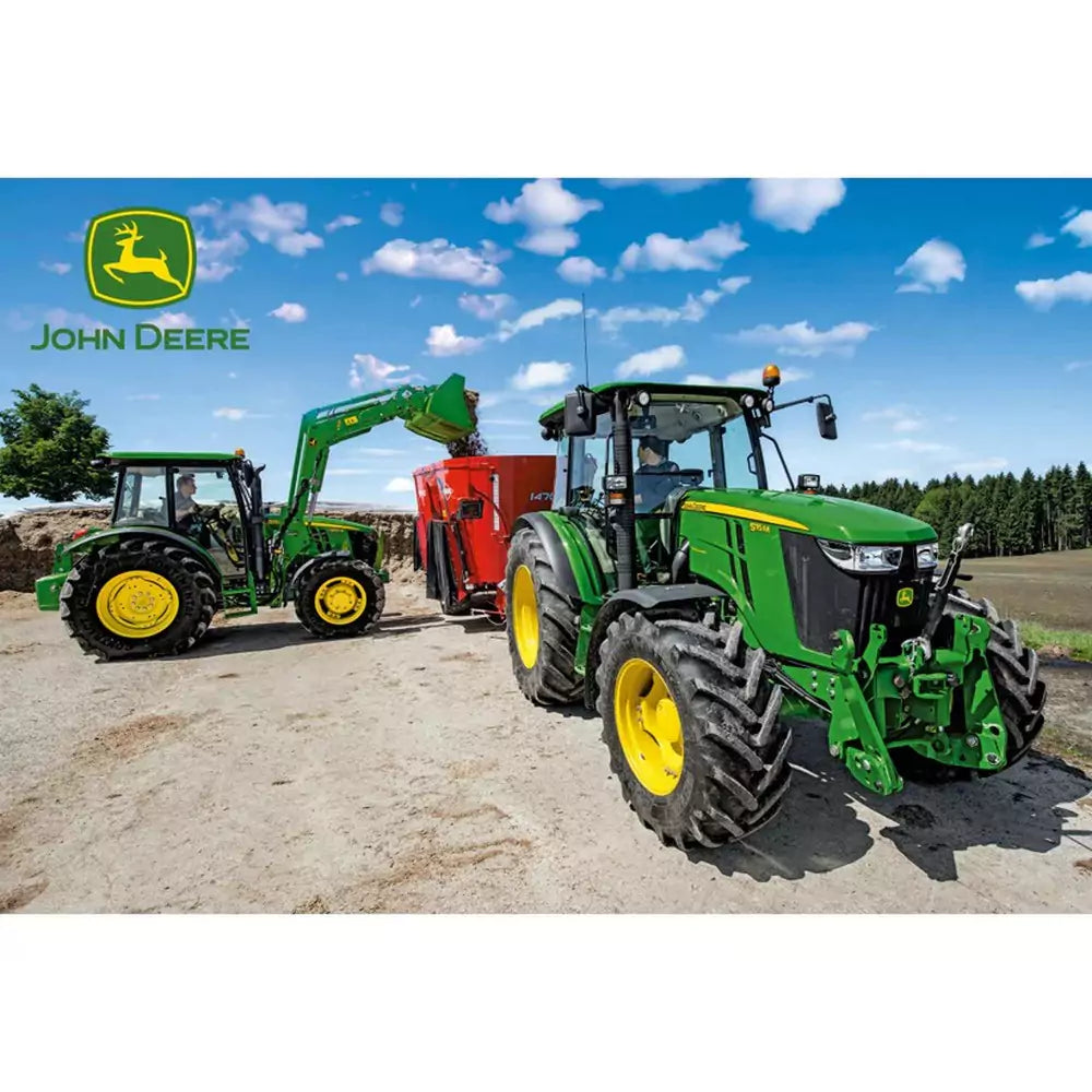 Schmidt Puzzle: John Deere - 5M sorozatú traktor, 150 darabos puzzle