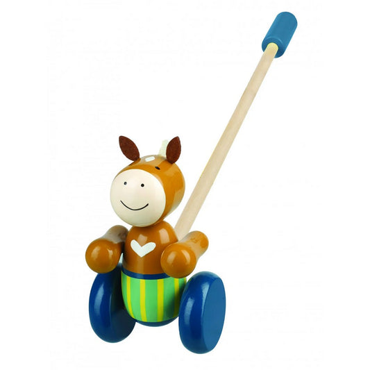 Jucărie de împins ponei- Orange Tree Toys