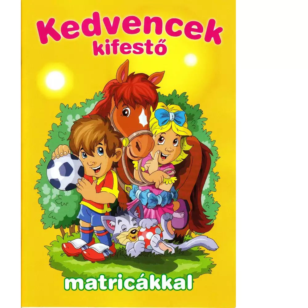 Kedvencek Kifestő Matricákkal