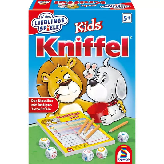 Kniffel Kids - Joc de societate în limba germană cutia