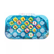 Korallzátony társasjáték kitöltött óceántáblája korall- és élőviláglapkákkal