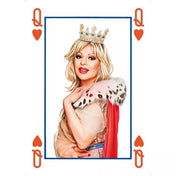 Balázs Klári királynő lap a Korda All In kártyapakliból, elegáns és egyedi megjelenéssel