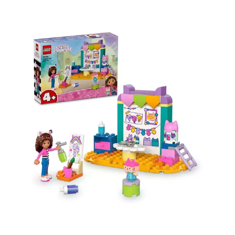 LEGO Gabby s Dollhouse Creații meșteșugite cu Bebe Cutiuță 10795 Elemente si cutia