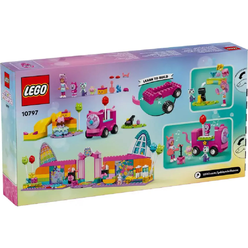 LEGO Gabby s Dollhouse Camera de party a lui Gabby 10797 Spatele cutiei