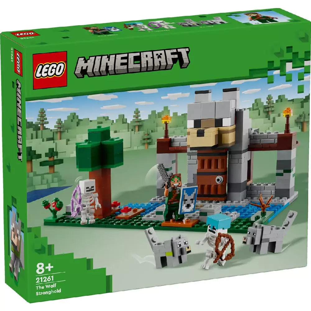 LEGO Minecraft A farkas erődítmény 21261 Doboz eleje