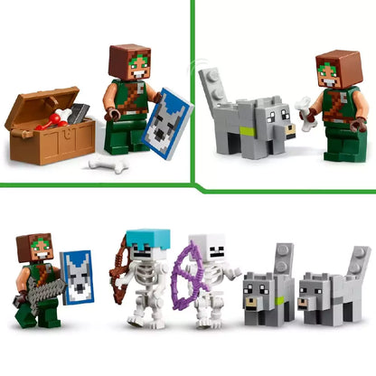 LEGO Minecraft Fortăreața lupilor 21261 Figurine