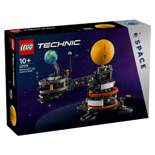 LEGO Technic Planeta Pământ și Luna pe orbită Fața cutiei