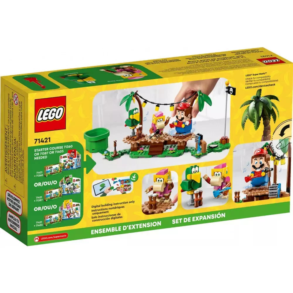 LEGO Super Mario Set de extindere - Concertul lui Dixie Kong in junglă Cutie spate