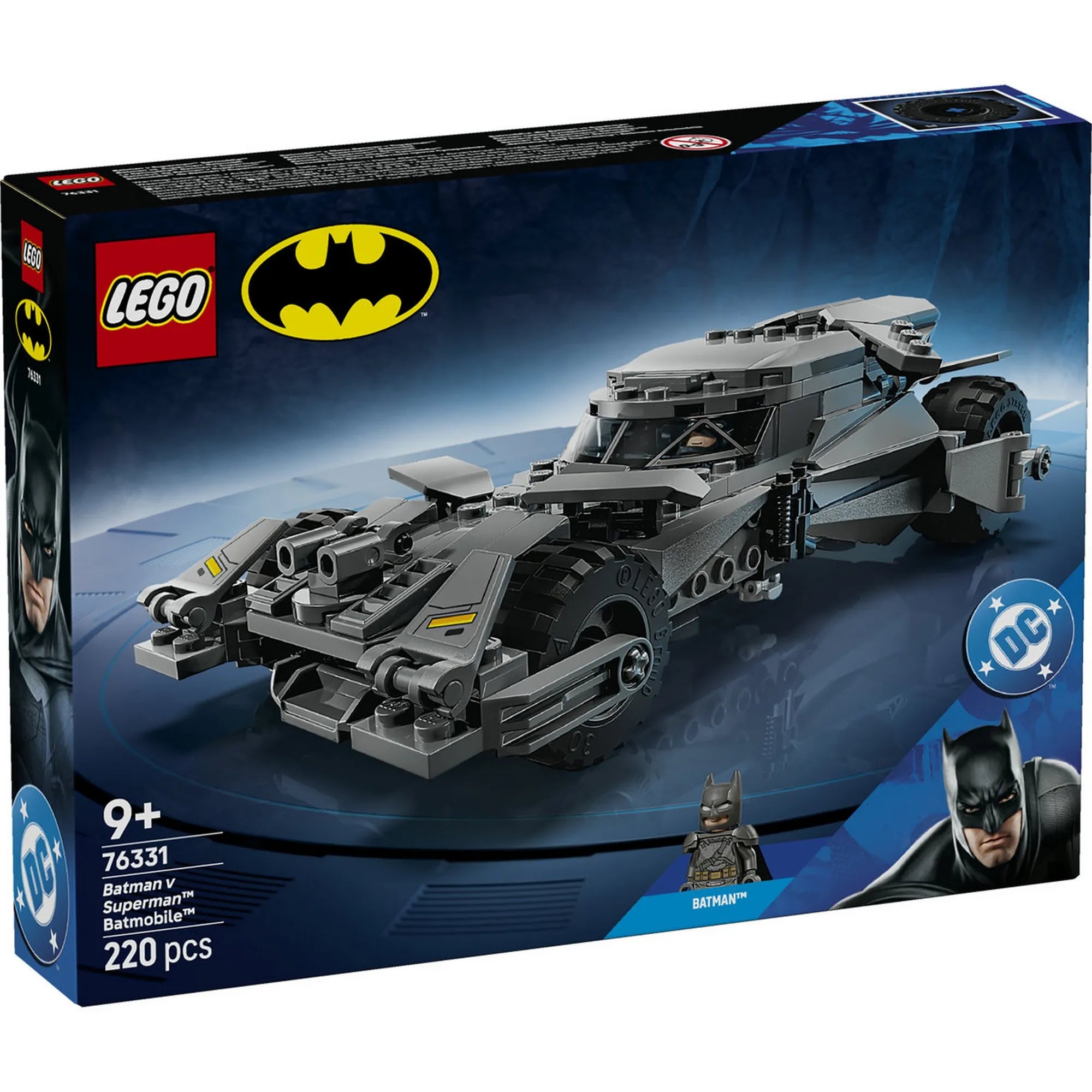 LEGO Batman: Batmobilul din Batman vs Superman 76331, 220 piese ...