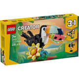 LEGO Creator: Animale sălbatice: Tucan tropical 31173, 225 piese