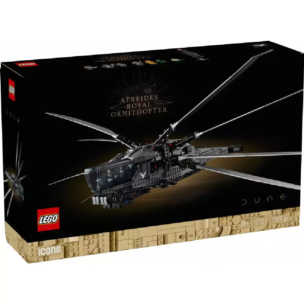 LEGO Icons Dűne: Atreides Royal Ornithopter 10327 Doboz eleje